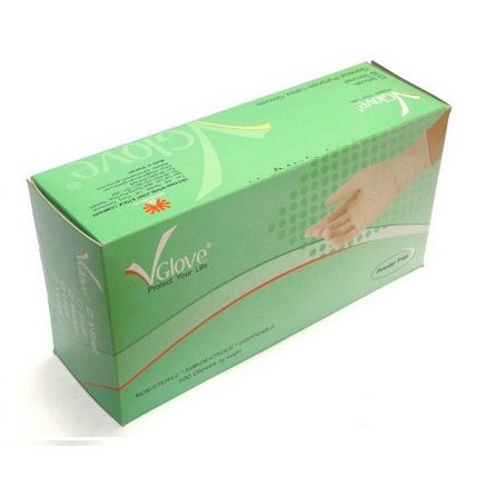 Găng tay cao su y tế VGLOVE không bột