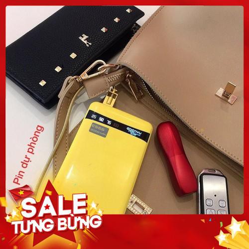 PIN DỰ PHÒNG EPENYU 12000MAH (mẫu mới) CHÍNH HÃNG ✓ 2 CỔNG USB ✓ CÓ ĐÈN PIN ✓ MÀN LED BÁO DUNG LƯỢNG PIN