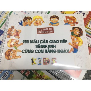 + 900 Mẫu câu giao tiếp giao tiếp tiếng anh cho bé