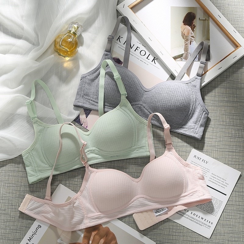 Áo lót vải cotton không gọng nâng ngực