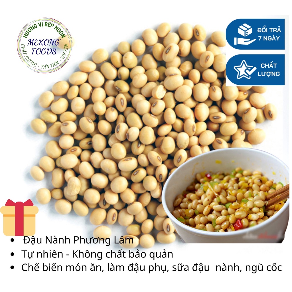 500gr đậu nành Phương Lâm hạt nhỏ (#đỗ_tương)