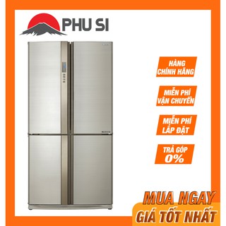 [MIỄN PHÍ VẬN CHUYỂN - LẮP ĐẶT] SJ-FX630V-BE - Tủ lạnh Sharp Inverter 556 lít SJ-FX630V-BE