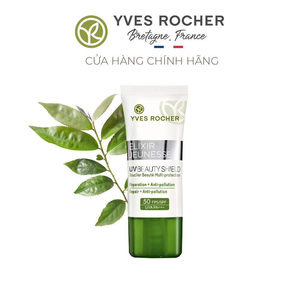 (Date: 04.2022) Kem Chống Nắng Yves Rocher Uv Beauty Shield SPF 50 Uva Pa +++ 30ml