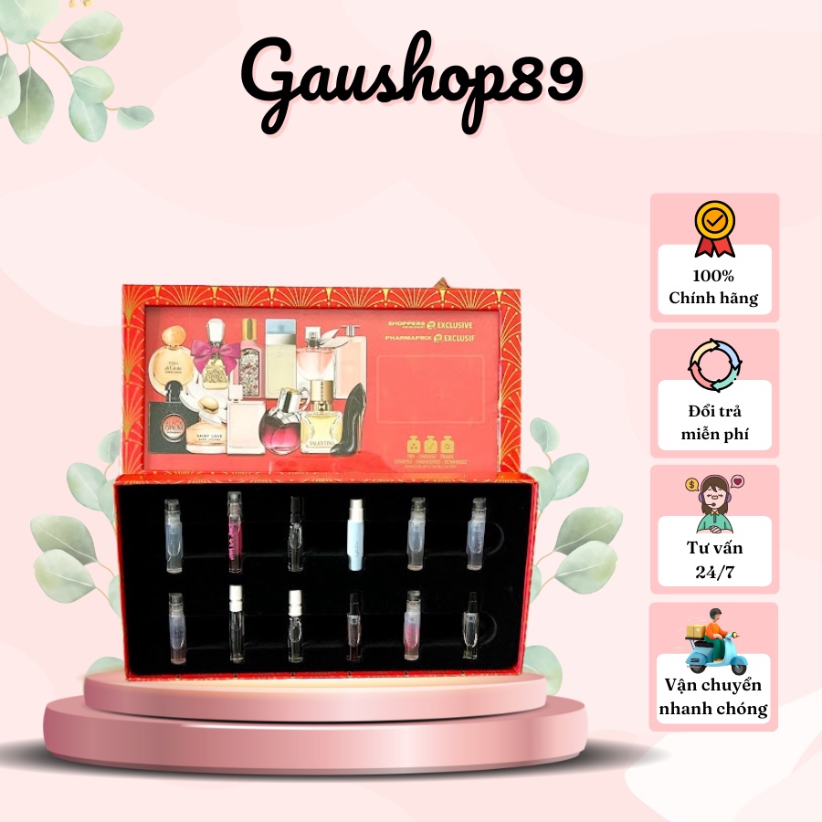 Set 12 vial nước hoa mới nhất 2021