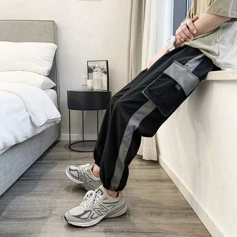 Quần jogger ống rộng phong cách Hàn Quốc size M-5XL thời trang cho nam