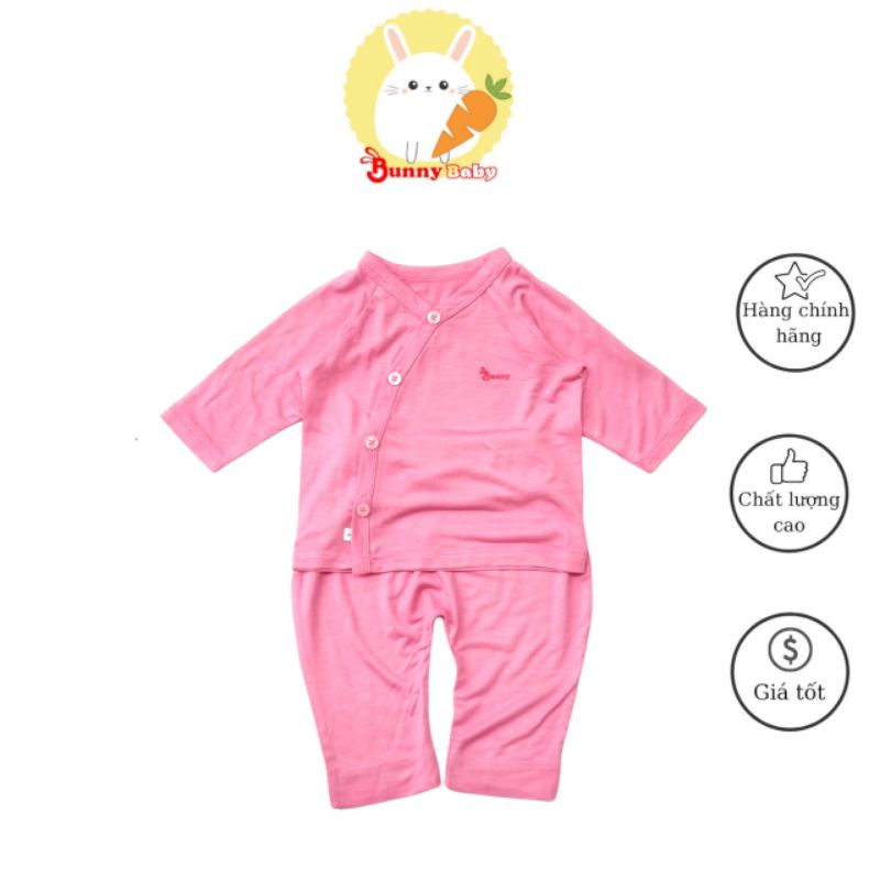 Bunnybaby - Bộ sơ sinh Bunny chất Petite mát lạnh cho bé 3-10kg