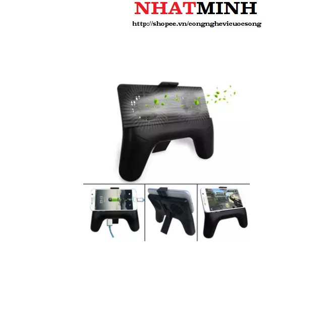 Tay cầm game, đế tản nhiệt, kiêm sạc cho điện thoại GamePad 1000000880