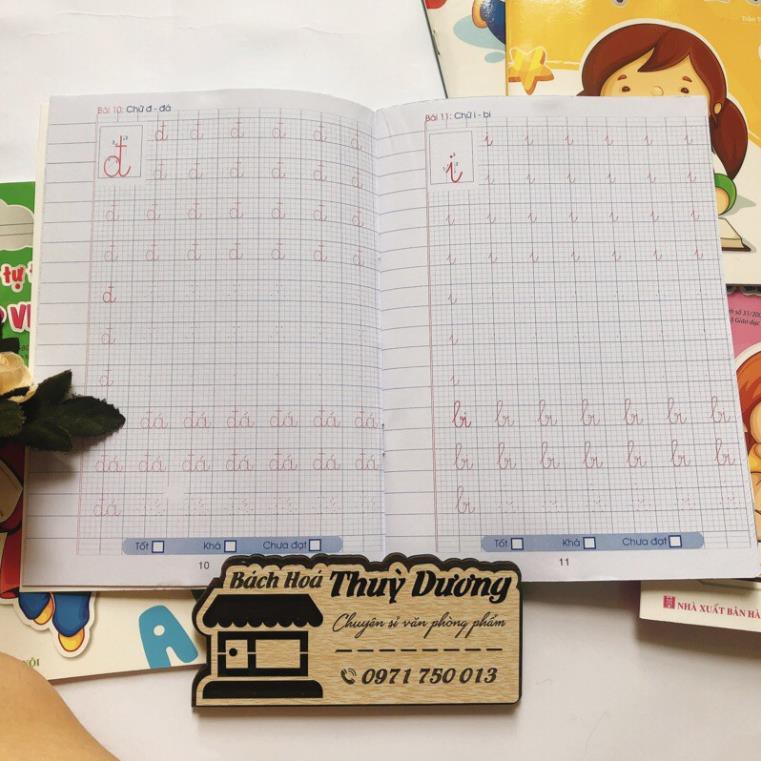 [TẶNG QUÀ] Trọn bộ 6 cuốn hành trang cho bé vào lớp 1 có tập đánh vần, luyện viết,bé học toán,bé tập viết (tặng bút chì)
