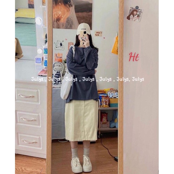Áo dài tay bo H26