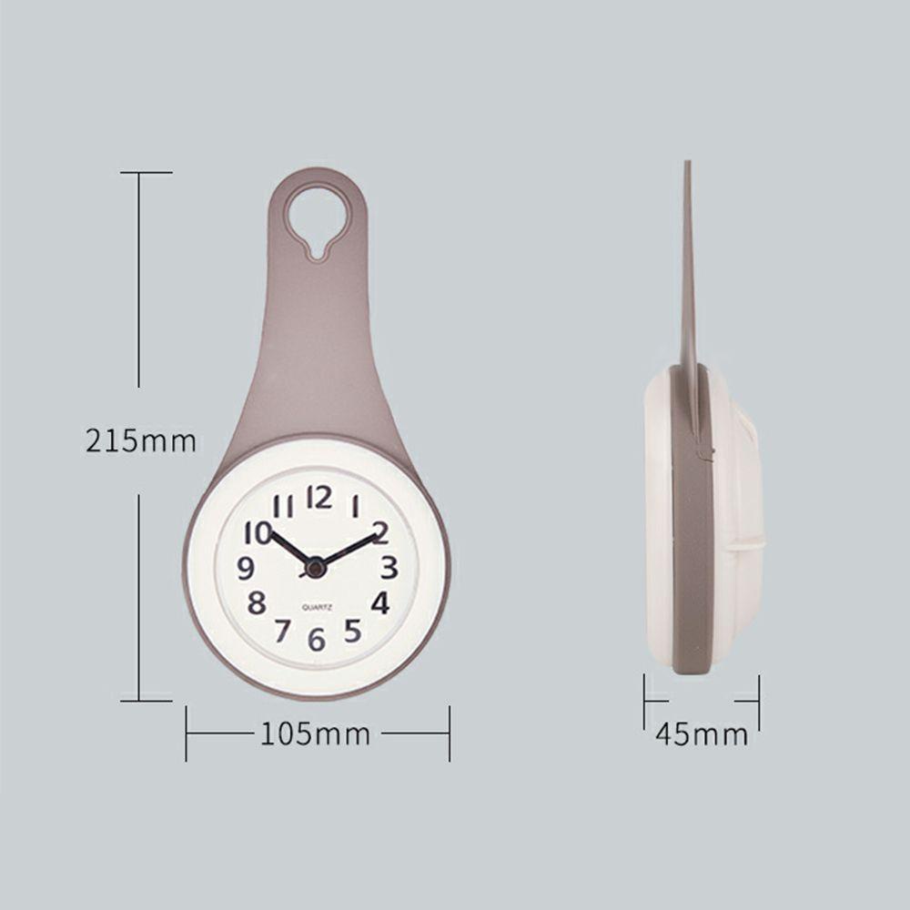 BTLIMER Đồng Hồ Treo Tường Mini Chống Thấm Nước Chạy Bằng Pin Tiện Dụng