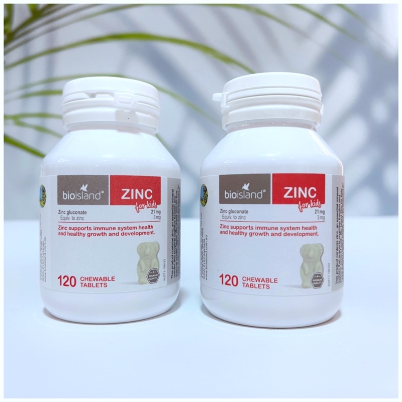 Viên nhai Bio Island Zinc bổ sung kẽm cho bé từ 1 tuổi