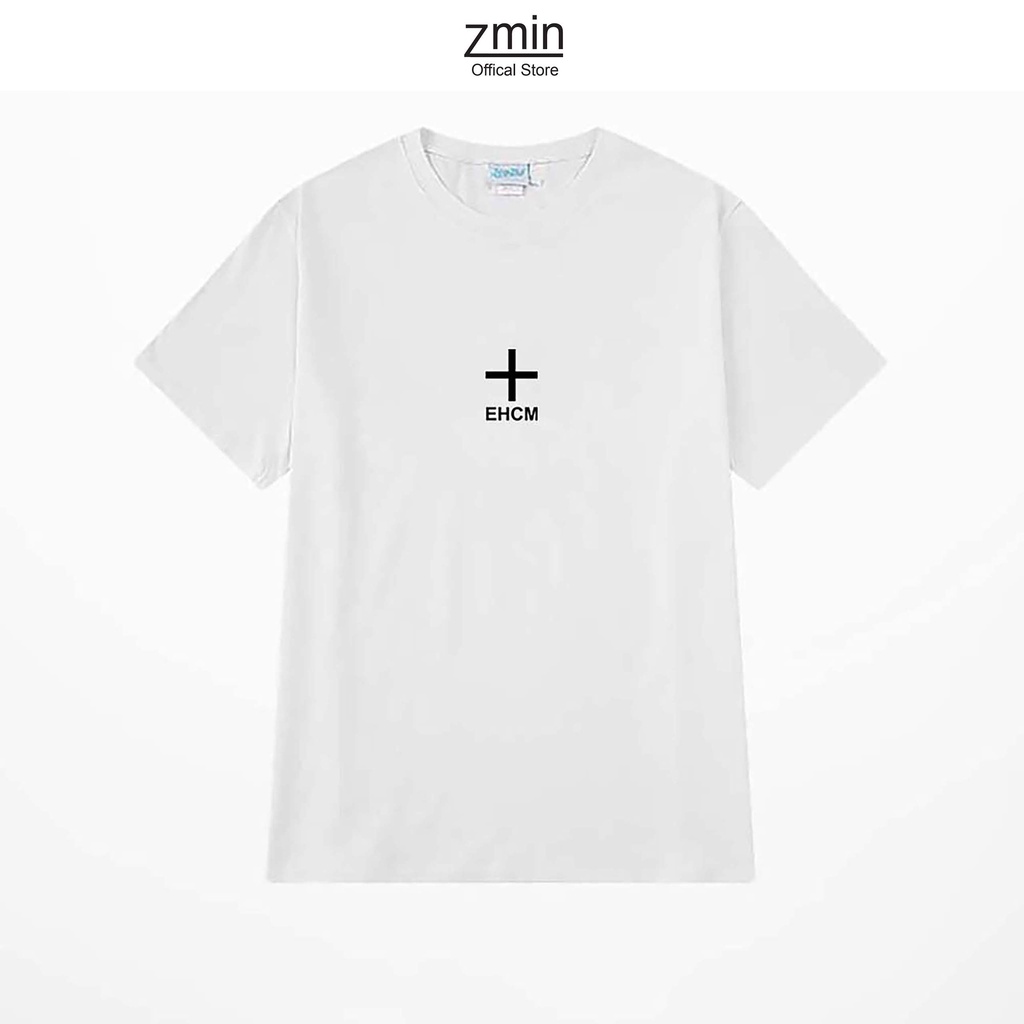 Áo thun tay lỡ nam nữ 100% cotton Zmin, dáng Unisex form rộng - U016
