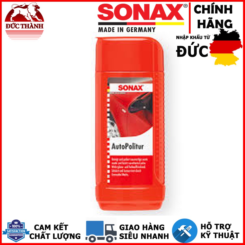 Kem đánh bóng nhanh sơn xe Sonax Auto Politur 300100 250ml