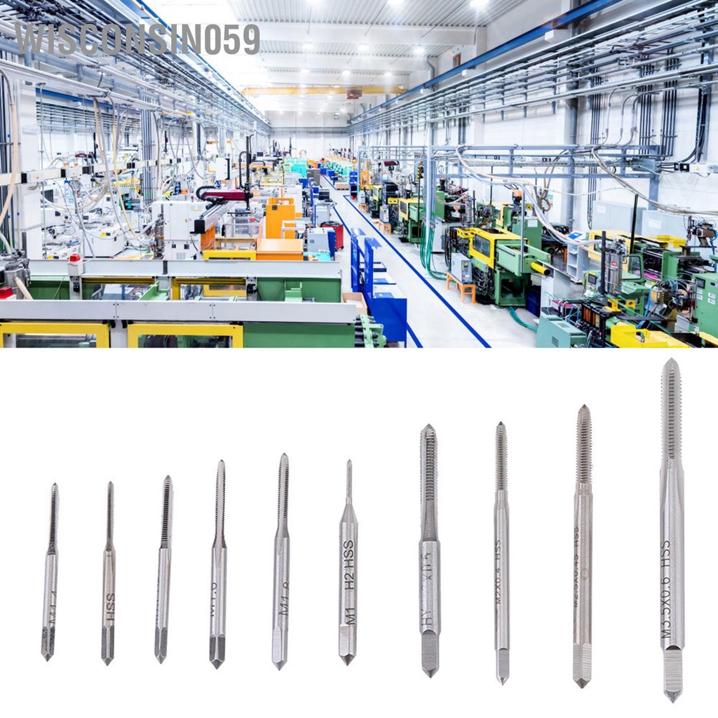 Wisconsin059 10pcs Mini M1 đến M3.5 Máy Tay vòi Dây ren Khai thác