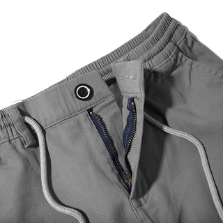 Quần short kaki Uni lưng thun co giãn ôm dáng