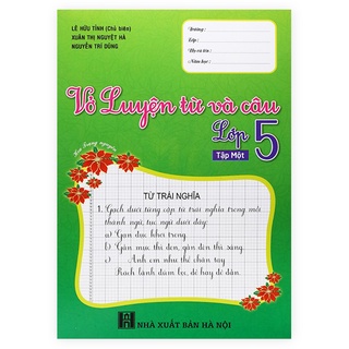 Sách - vở luyện từ và câu lớp 5 tập 1