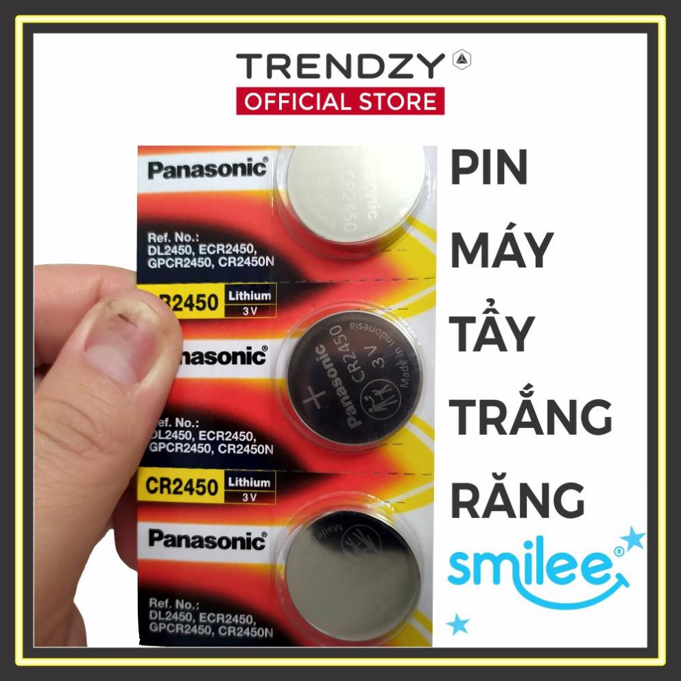 (SMILEE) Pin máy LED Tẩy trắng răng Smilee, 3V, CR2450 - Panasonic | Pin cúc áo 3V CR 2450
