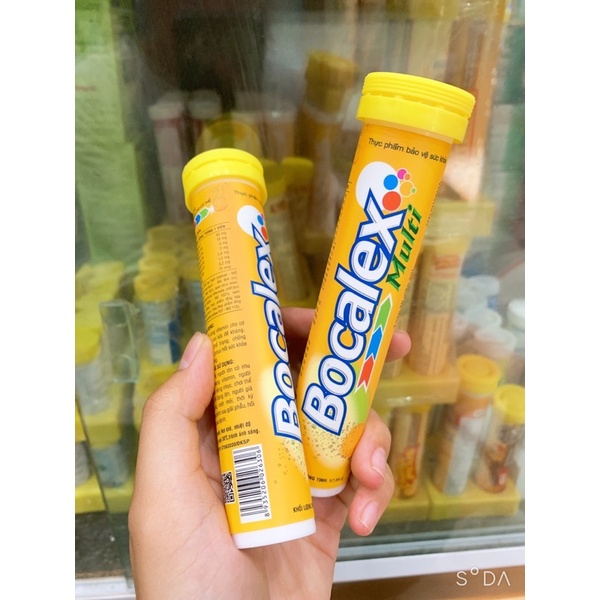 Bocalex - Viên Sủi Bổ Sung Vitamin C,Multivitamin ,Mùi Vị Thơm Ngon- Tăng Cường Đề Kháng.