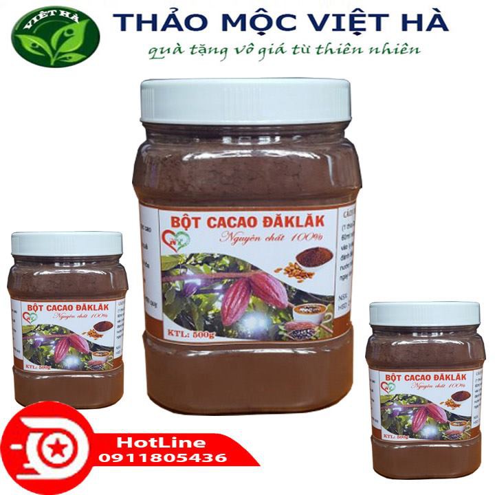 Bột ca cao Đắk Lắk nguyên chất ( hũ 500g )