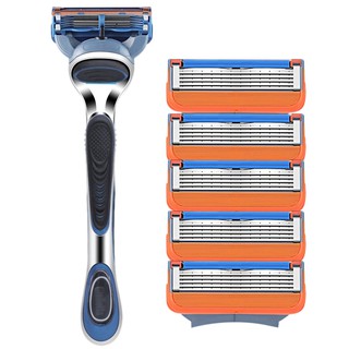 Dao cạo râu siêu bén chất lượng cao kèm 5 lưỡi dao siêu bén