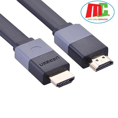 [Mã ELHACE giảm 4% đơn 300K] Cáp HDMI Dẹt Dài 1,5m Ugreen 30109 - Hàng Chính Hãng BH 18 Tháng