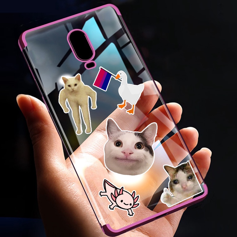 Sticker Meme Vui Nhộn - Sticker Meme Mèo Ếch Xanh Pepe Ricardo Milos | STK113 | Hình Dán Mũ Bảo Hiểm Điện Thoại Laptop