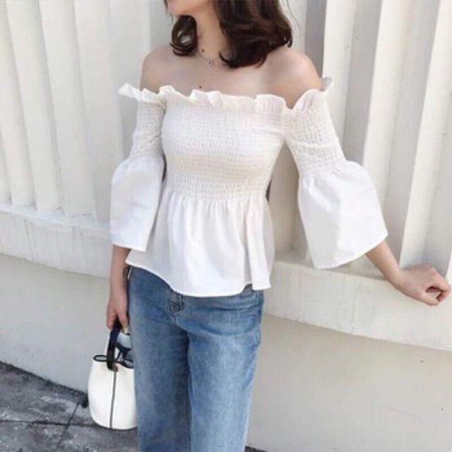 Áo somi bệt vai