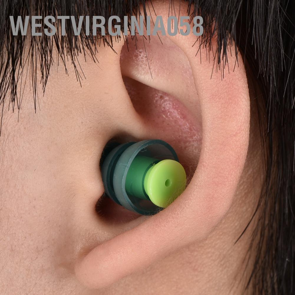 Westvirginia058 Silicone Noise Reduction Earplugs Learning Sleep Travel Hearing Protection Ear plugs