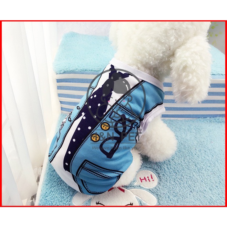 Áo hè cho chó mèo hình yếm cute đáng yêu H&amp;N PET