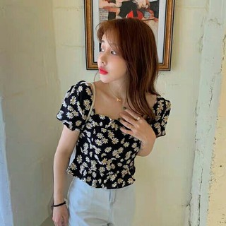 [ORDER] Áo kiểu ulzzang cúc họa mi