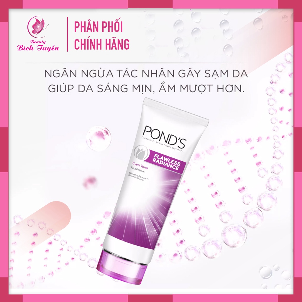 Sữa Rửa Mặt Sáng Da Cao Cấp POND'S FLAWLESS RADIANCE 100g BT Cosmetic