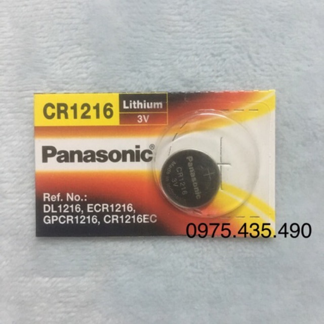 Pin CR1216 Panasonic 3V Lithium Vỉ 1 Viên