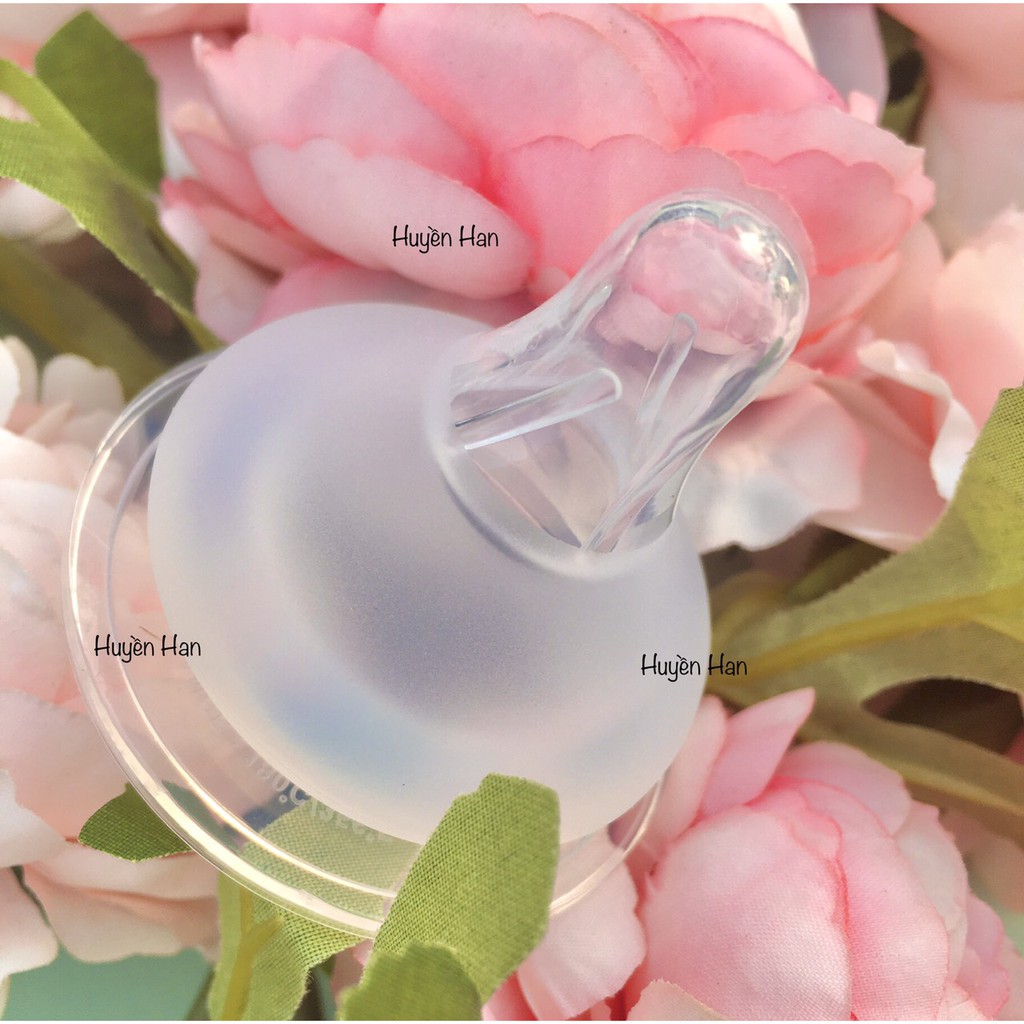 Núm ty bình  Bebepick Hàn Quốc  đủ size 1-5 ( Thay được vào Pigeon, Lansinoh, Moyuum