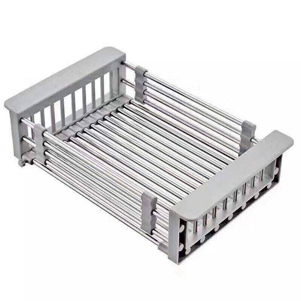 KHAY INOX GẤP GỌN BỒN RỬA THÔNG MINH ĐỂ BỒN RỬA BÁT, CHÉN
