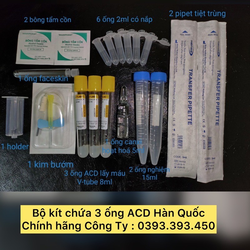 Bộ Kit PRP pro Hàng CÔNG TY 12 món