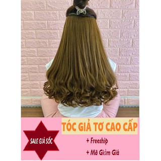 XẢ KHO GIÁ RẺ 💕 FREESHIP 💕💕 Tóc kẹp xoăn đuôi 60cm