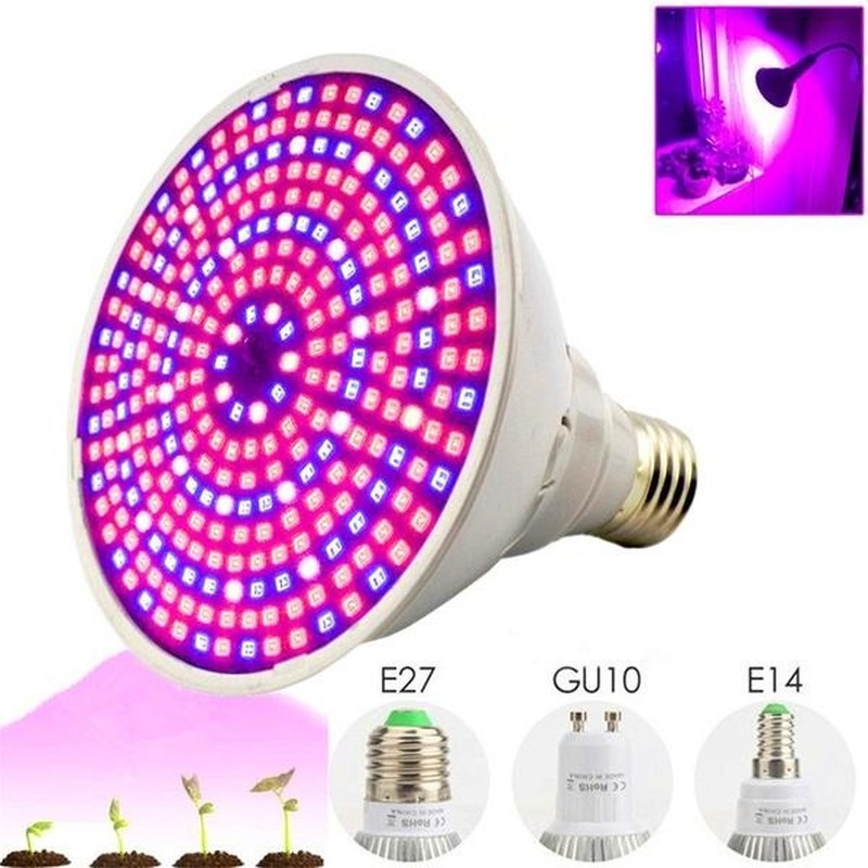 Bóng đèn LED UV kích thích tăng trưởng cây trồng 220V