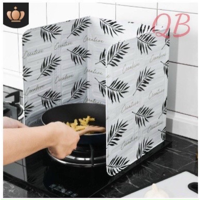 Tấm chắn dầu mỡ HỌA TIẾT Vách chắn gió bếp ga HỌA TIẾT chịu nhiệt