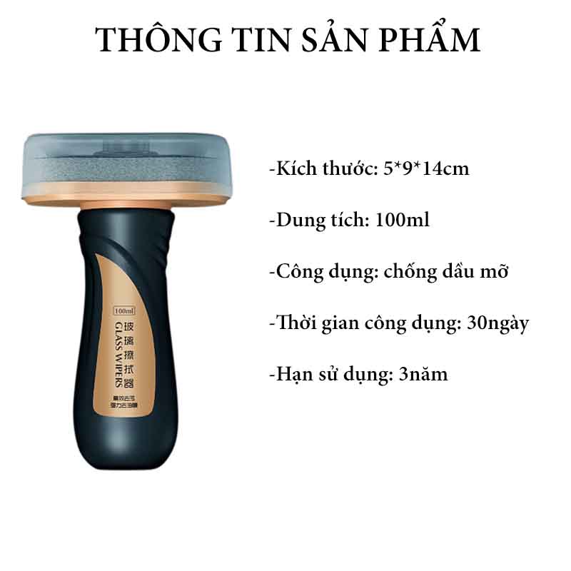 Tuýp Kem Bôi Chống Bám Dầu Mỡ Trên Kính Ô Tô TrueFul 100ml VERSION 2 CarZone