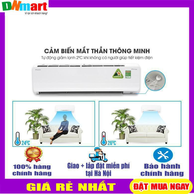 Điều hòa Daikin 18000BTU 1 chiều Inverter R32 Cao cấp FTKC50TVMV/RKC50TVMV