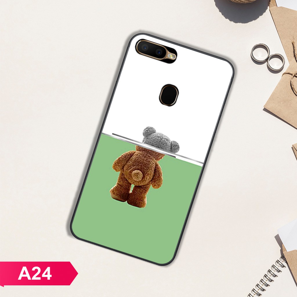 [HÀNG MỚI VỀ]ỐP LƯNG OPPO A5S/A7/A12/F9 HÌNH DÁNG CHÚ GẤU CỰC XINH XẮN