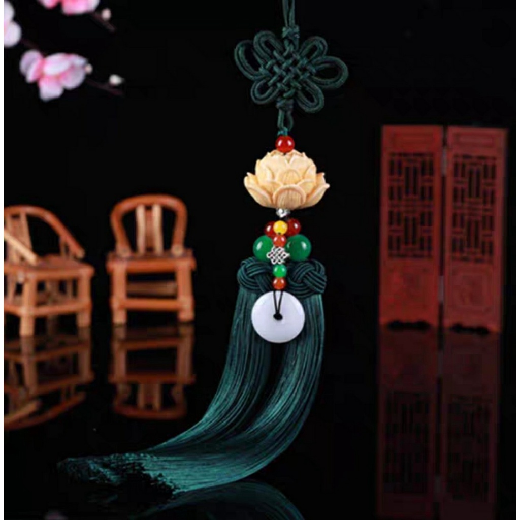 Khánh treo ô tô Liên Hoa, dây treo ô tô hình hoa sen