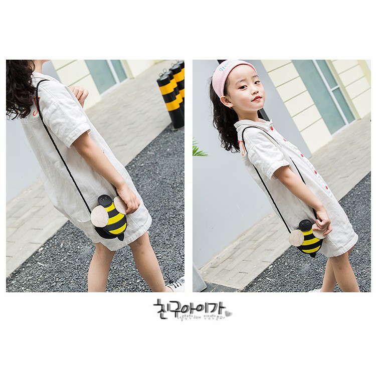 Túi đeo chéo dễ thương hình ĐỘNG VẬT phong cách Hàn Quốc cho bé gái TX13
