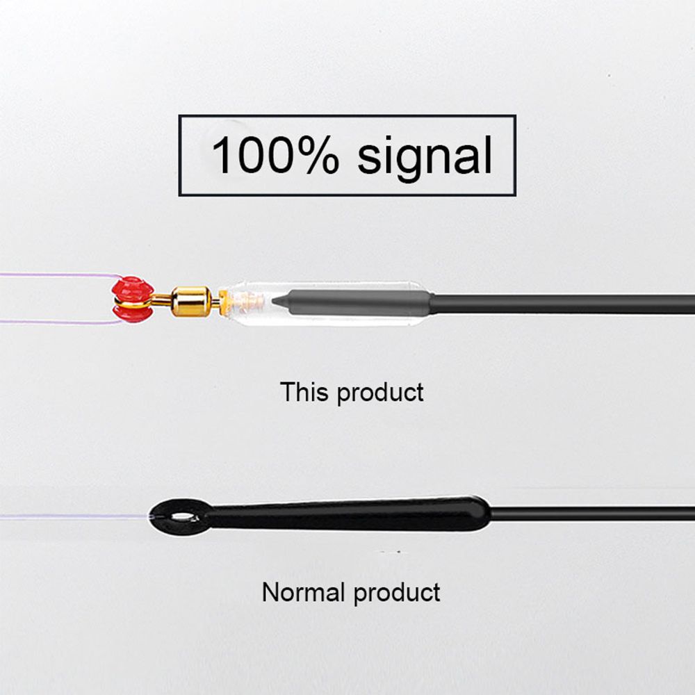 Set 6 phao gắn đầu cần câu cá bằng đồng chất lượng cao 3 cỡ tùy chọn