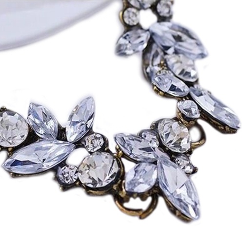 Vòng cổ hình hoa đính đá thời trang cho nữ