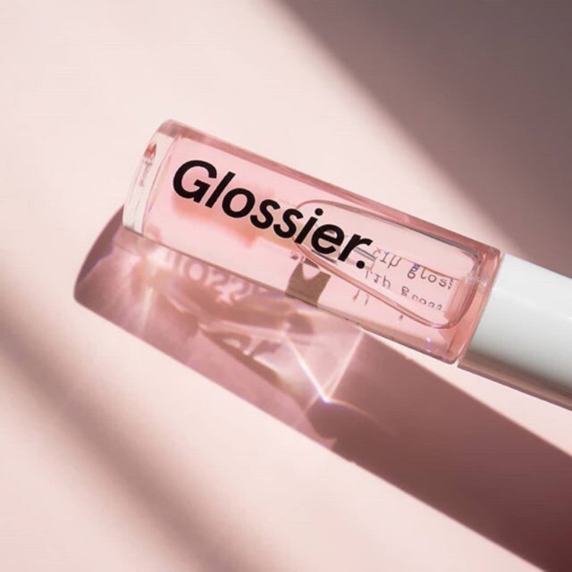 Glossier - Lip Gloss "Gold" + “Red” + “Holographic” | son bóng trong và có nhũ