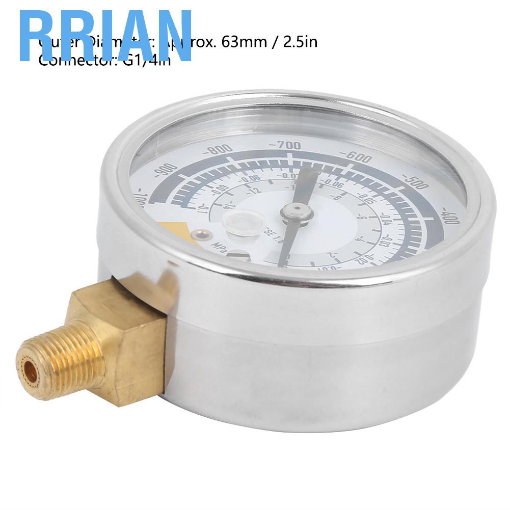 Máy Đo Áp Suất Chân Không 0 14psi G1 / 4in ~ - 1000mpa