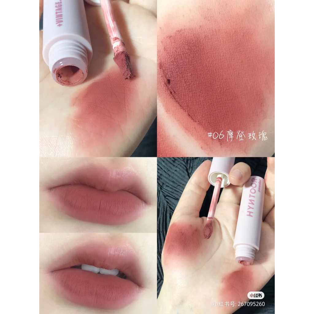 Son Môi Hyntoor Chất Nhung Mịn Trang Điểm Chuyên Nghiệp  Nội Địa Trung 3.5g