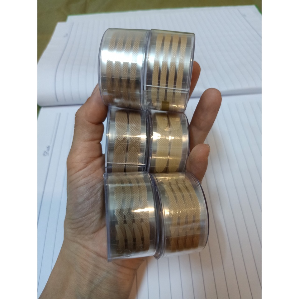 [MÀU Sáng - Tối] Cuộn Miếng Dán Kích Mí 600 Miếng Dán Mí Kích Mí Lưới Tạo Hai Mí Không Lộ Có Sẵn keo