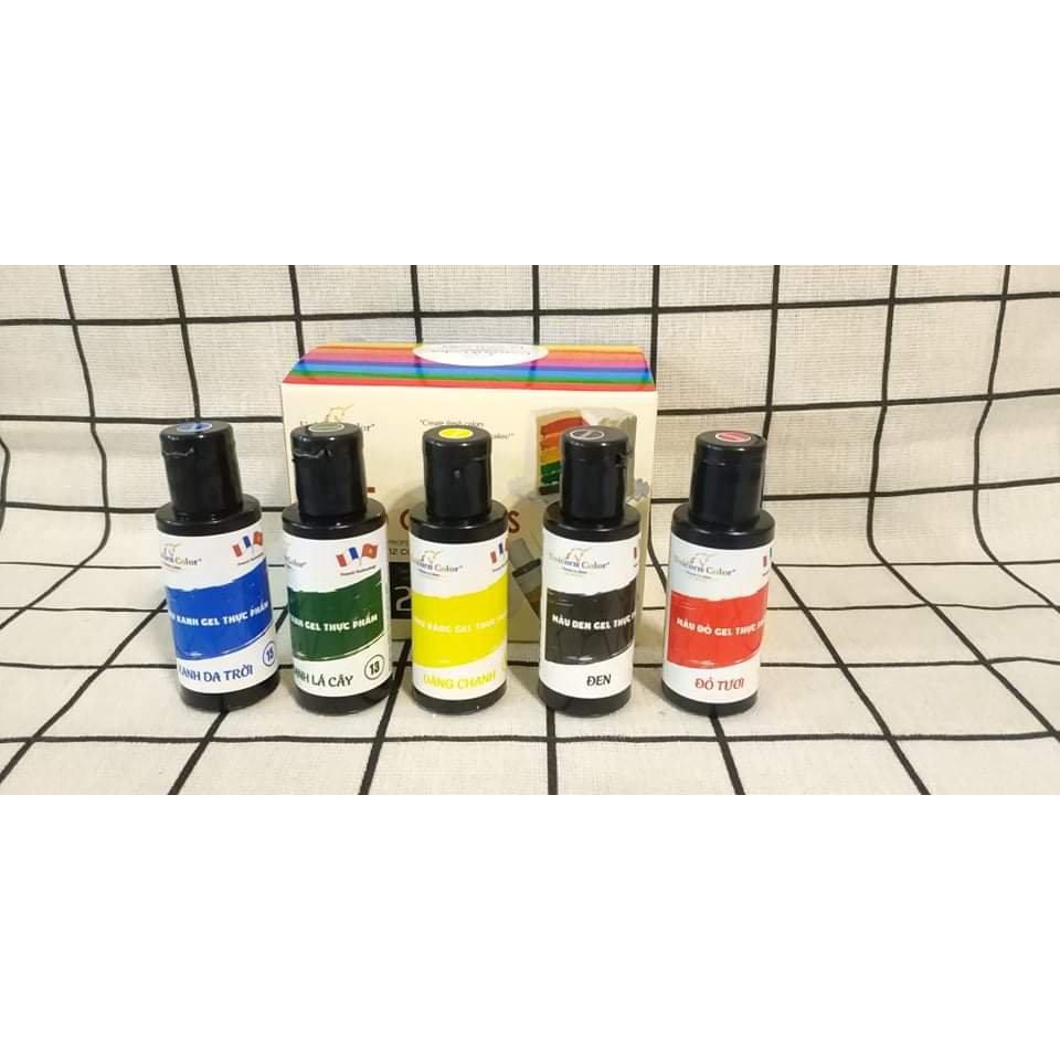Màu gel thực phẩm Unicorn 28gr  ⚡ GIÁ SỐC ⚡ tạo màu thực phẩm món ăn, thức uống, bánh kẹo